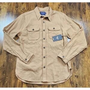 Freenote Cloth Japanese Wool Linen Cotton Overshirt Camp Utility L Huckberry USA